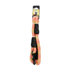 Basil Rope Leash for Dogs (Yellow & Pink) - L:1.5cm Width