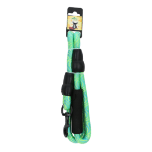 Basil Rope Leash for Dogs (Yellow/Green) - L:1.5cm Width