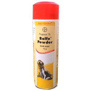 Bayer Bolfo Anti Tick & Flea Powder for Dogs and Cats - 75g