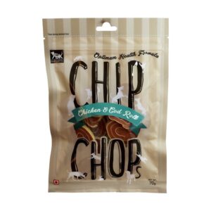 Chip Chops Chicken and Codfish Rolls Dog Treats - 250g