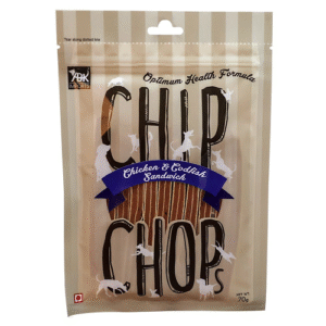 Chip Chops Chicken and Codfish Sandwich Dog Treats - 250g