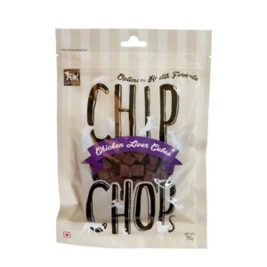 Chip Chops Chicken Liver Cubes Dog Treats - 70g