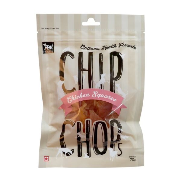 Chip Chops Chicken Squares Dog Treats - 70g