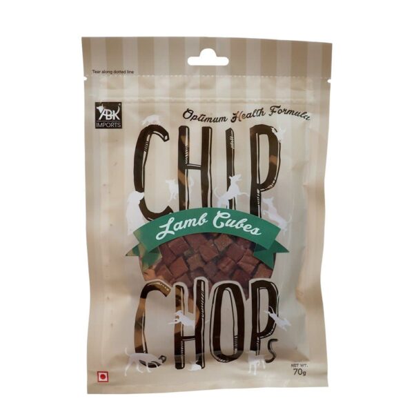 Chip Chops Lamb Cubes Dog Treats - 3x250g