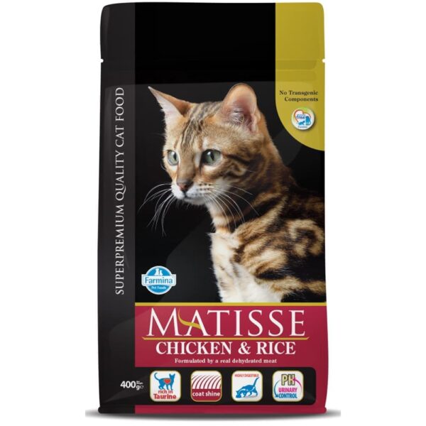 Farmina Matisse Chicken & Rice Adult Cat Dry Food - 1.5kg+5kg Scoopy Litter
