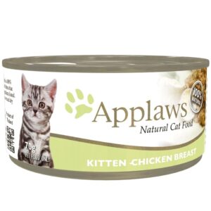 Applaws Chicken Breast Tinned Kitten Wet Food - 12x70g