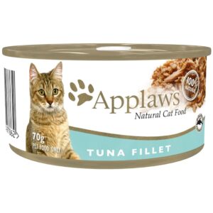 Applaws Tuna Fillet Tinned Cat Wet Food (70g) - 12x70g