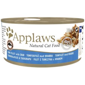 Applaws Tuna with Crab Tinned Cat Wet Food - 12x70g