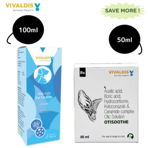 Vivaldis Clearify Ear Cleanser (100ml) and Otisoothe Ear Drops (50ml) Combo - 100mL + 50mL