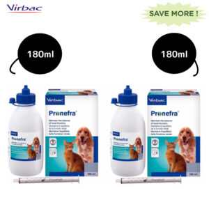 Virbac Pronefra Syrup for Dogs & Cats Combo (180ml+180ml) - 180ml+180ml