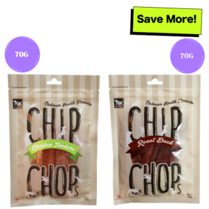 Chip Chops Tender Chicken and Roast Duck Strips Dog Treats Combo - 70g+70g