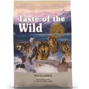 Taste of the Wild Wetlands Canine Recipe with Roasted Fowl Adult Dog Dry Food | Grain Free Formula - 12.2kg