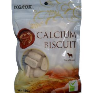 Dogaholic Calcium Cookie Dog Treats - 180g