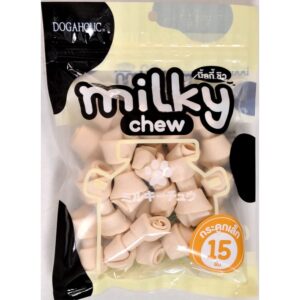 Dogaholic Milky Chew Bone Style Dog Treats - 15pcs(210g)