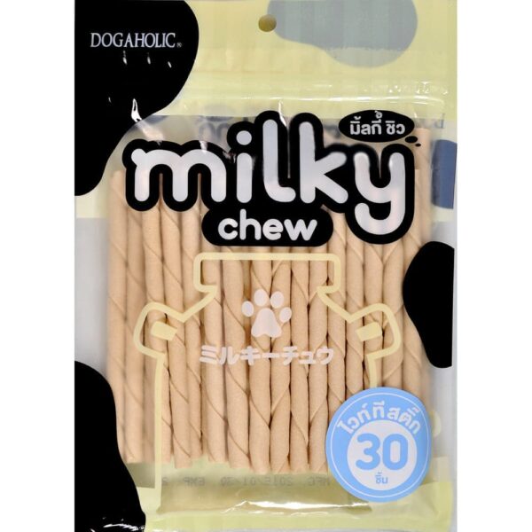 Dogaholic Milky Chew Stick Style Dog Treats - 30pcs
