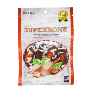Dogaholic Superbone Almond Oil Knotted Dog Treats - 140g