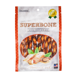 Dogaholic Superbone Chicken Stick with Almond Oil Dog Treats - 140g