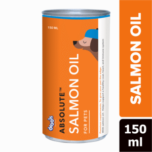 Drools Absolute Salmon Oil Syrup Supplement for Dogs - 150mL
