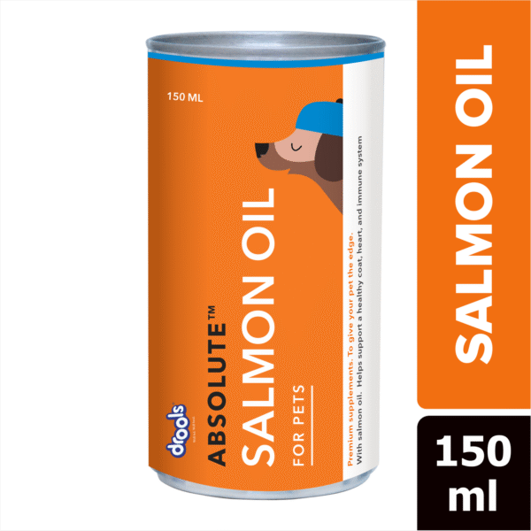 Drools Absolute Salmon Oil Syrup Supplement for Dogs - 300mL