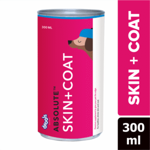 Drools Absolute Skin & Coat Syrup Supplement for Dogs - 2x300mL