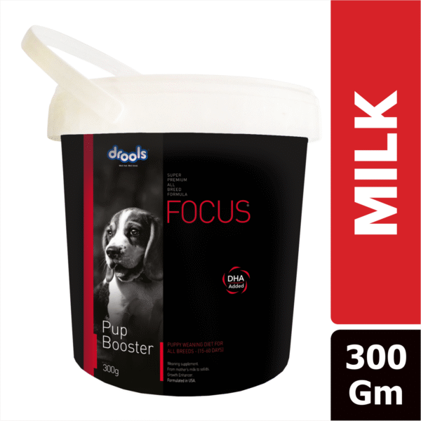 Drools Focus Pup Booster Puppy Weaning Diet for All Breeds (300g) - 1500g (5x300g)