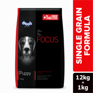 Drools Focus Super Premium Puppy Dog Dry Food | Corn & Wheat Free Formula - 1.2kg