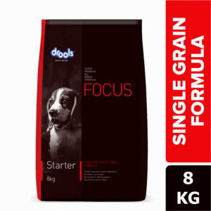 Drools Focus Super Premium Starter Dog Dry Food | Corn & Wheat Free Formula - 1.2kg