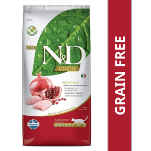 Farmina N&D Prime Chicken & Pomegranate Adult Neutered Cat Dry Food - 1.5kg