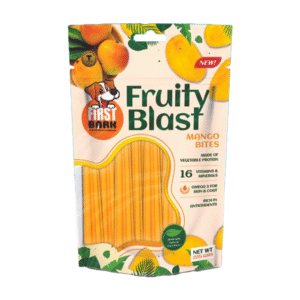 First Bark Fruity Blast Mango Bites Dog Treats - 225g