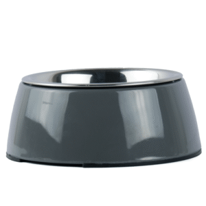 Basil Solid Color Melamine Bowl for Dogs and Cats (Grey)(400mL) - 400mL