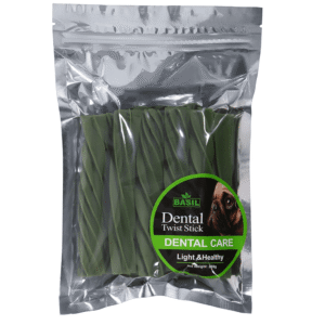Basil Dental Care Stick Chew Dog Treats - 200g