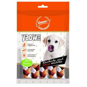 FG -Gnawlers Yaowo Braided Dog Treats (2.5 inch) (60g) - 60g