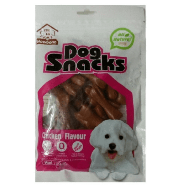Gnawlers How Bone Chicken Flavoured Dog Treats - 270g(30pcs)