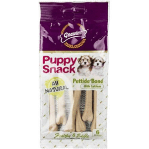 Gnawlers Puppy Snack Pettide Bone Dog Treats - 3x40g(6pcs)