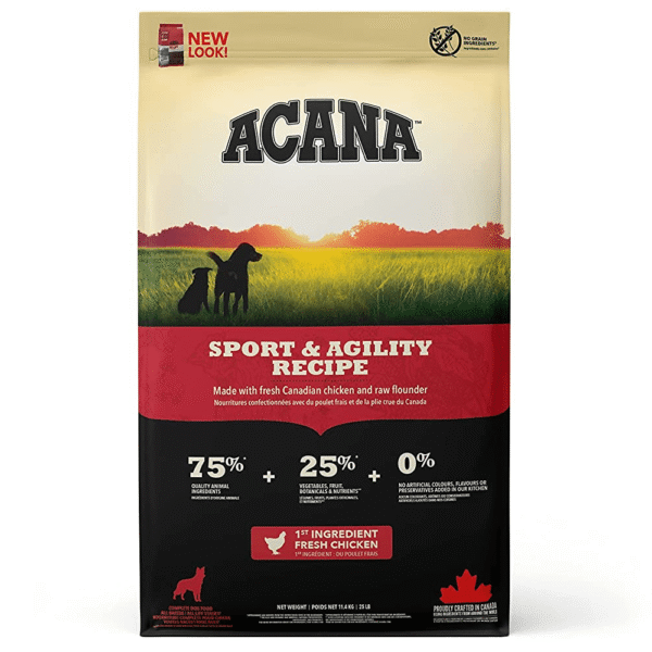 Acana Sports & Agility Dog Dry Food (All Breeds) - 11.4kg