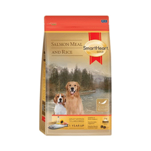 SmartHeart Gold Adult Dog Salmon Meal & Rice Dry Food - 3kg