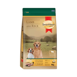 SmartHeart Gold Adult Dog Lamb & Rice Dry Food - 3kg