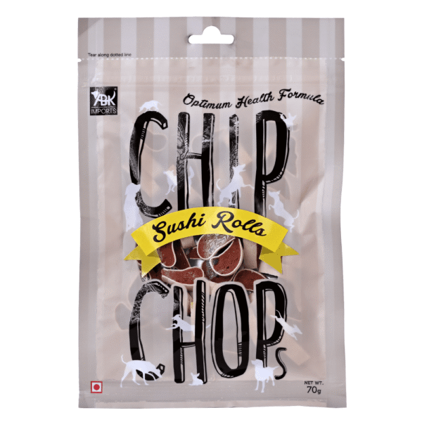 Chip Chops Sushi Rolls Dog Treats - 3x70g