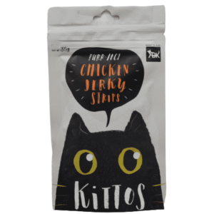 Kittos Purr Fect Chicken Jerky Strips Cat Treats - 2x35g