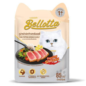 Bellotta Tuna Topping Shirasu in Jelly Cat Wet Food - 12x85g
