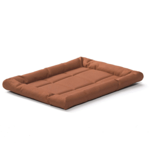 Fluffy's Kozi Pet Rectangular Shaped Bed for Dogs and Cats (Brown) - L