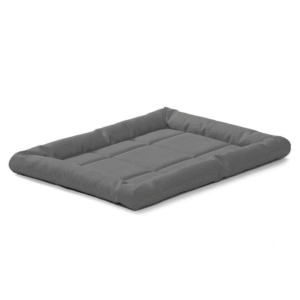 Fluffy's Kozi Pet Rectangular Shaped Bed for Dogs and Cats (Grey) - L