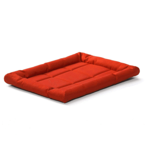 Fluffy's Kozi Pet Rectangular Shaped Bed for Dogs and Cats (Red) - L