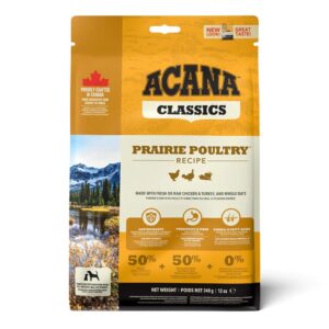 Acana Classic Prairie Poultry Dog Dry Food (All Breeds and Ages) - 14.5kg