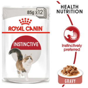 Royal Canin Instinctive Adult Gravy Cat Wet Food - 12x85g