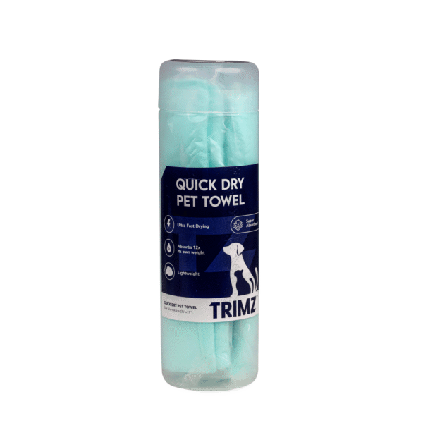 Trimz Quick Dry Absorption Towel for Dogs and Cats (Green) - 66x43cm