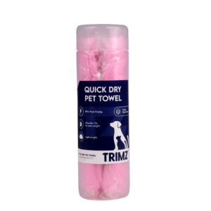 Trimz Quick Dry Absorption Towel for Dogs and Cats (Pink) - 66x43cm