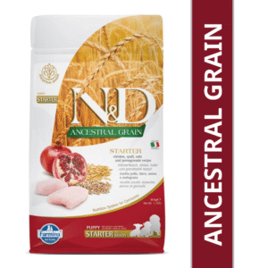 Farmina N&D Chicken & Pomegranate Ancestral Grain Starter Puppy Dog Dry Food - 1.6kg (2x800g)