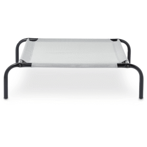 Fluffy's Pawsome Waterproof elevated Sides Camping Bed for Dogs (Grey) - L