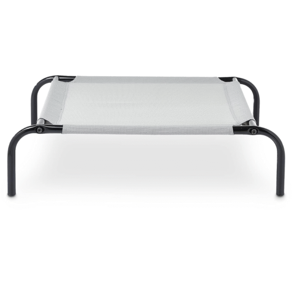 Fluffy's Pawsome Waterproof elevated Sides Camping Bed for Dogs (Grey) - L